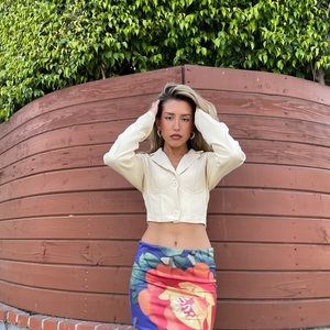 Pretty little thing cropped blazer